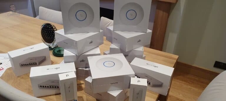 UNIFI nanoHD Installations -Heals, London- Cabledan